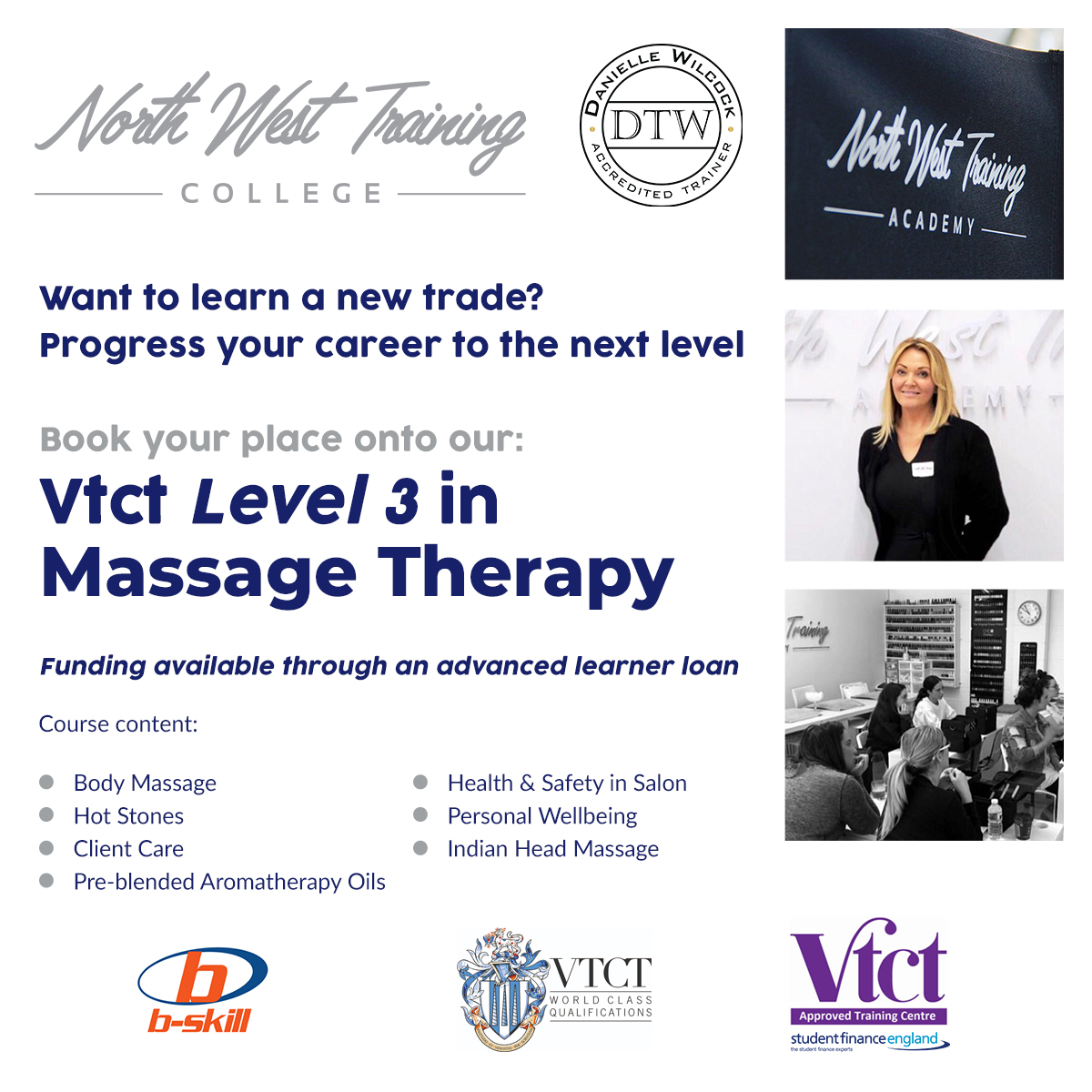 VTCT Level 3 Advert B-Skill Beauty Massage VTCT Level 3 Advert B-Skill Beauty Massage